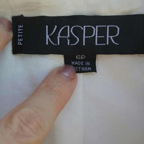 Kasper Linen Blazer - Picture 3 of 4